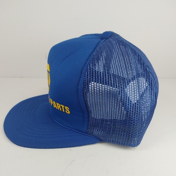 Vintage Foam Napa Auto Parts Mesh Back Trucker Snapback Hat Blue Cap - Picture 2 of 7